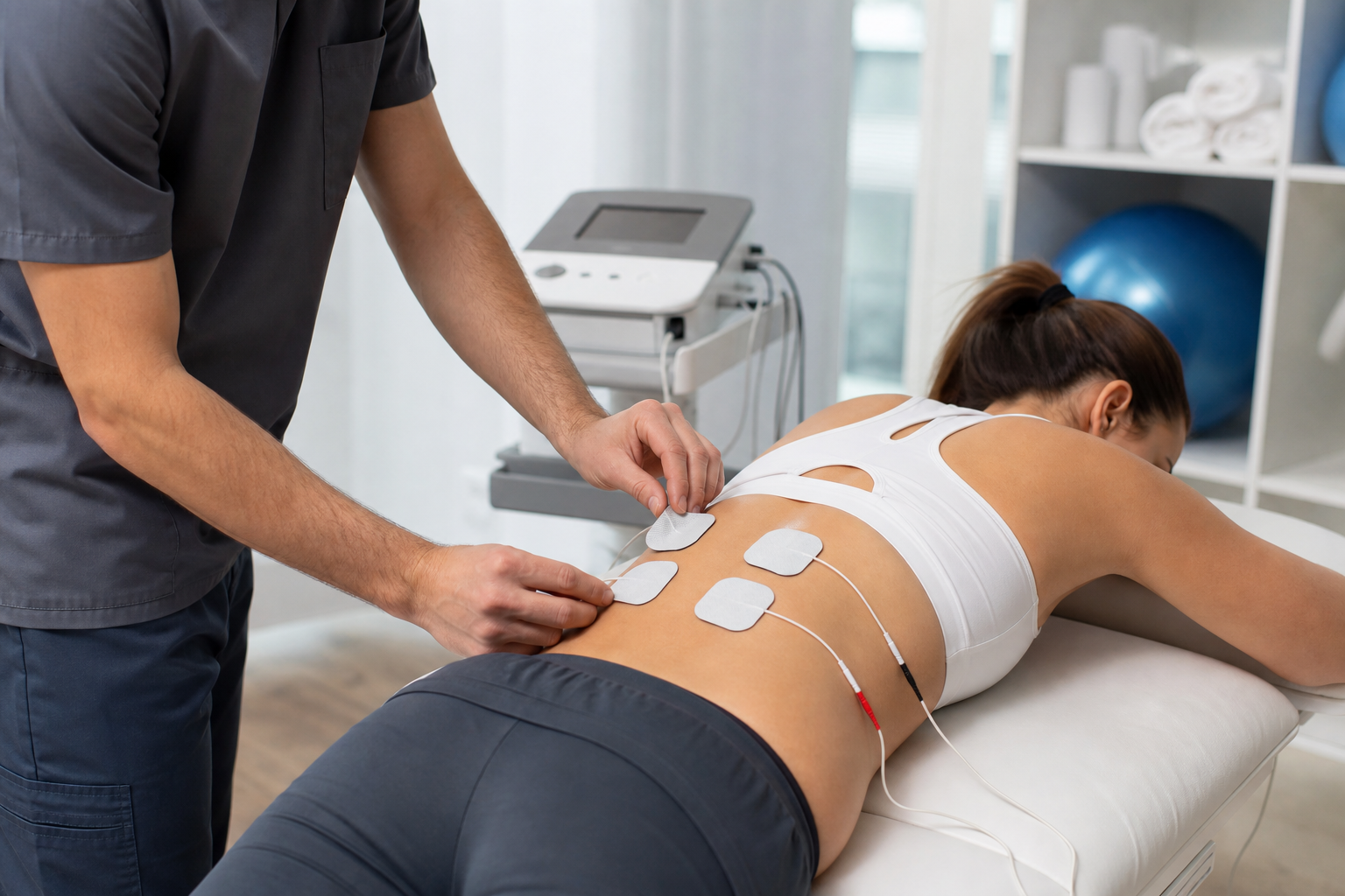 Electrical Stimulation at Taradale Physiotherapy Massage and Wellness Centre Calgary